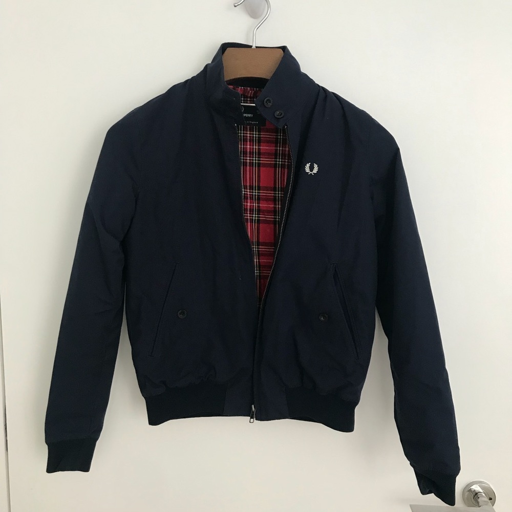 COPY - Fred Perry zip-up bomber jacket